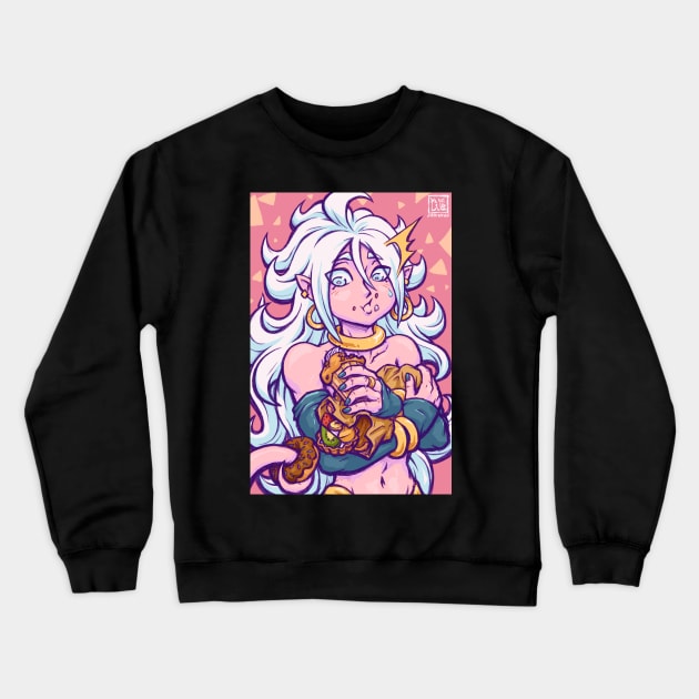 Slipping Sweets Crewneck Sweatshirt by sinDRAWS